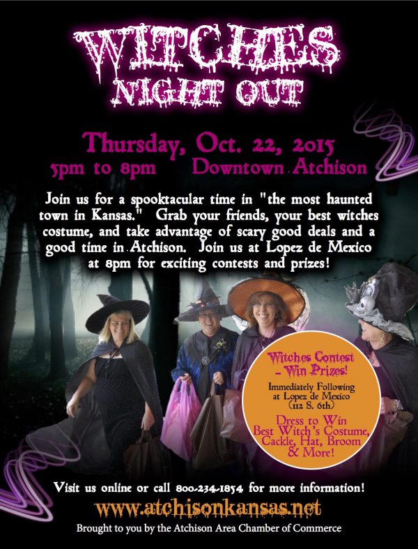 Witches Night Out Atchison Area Chamber of Commerce